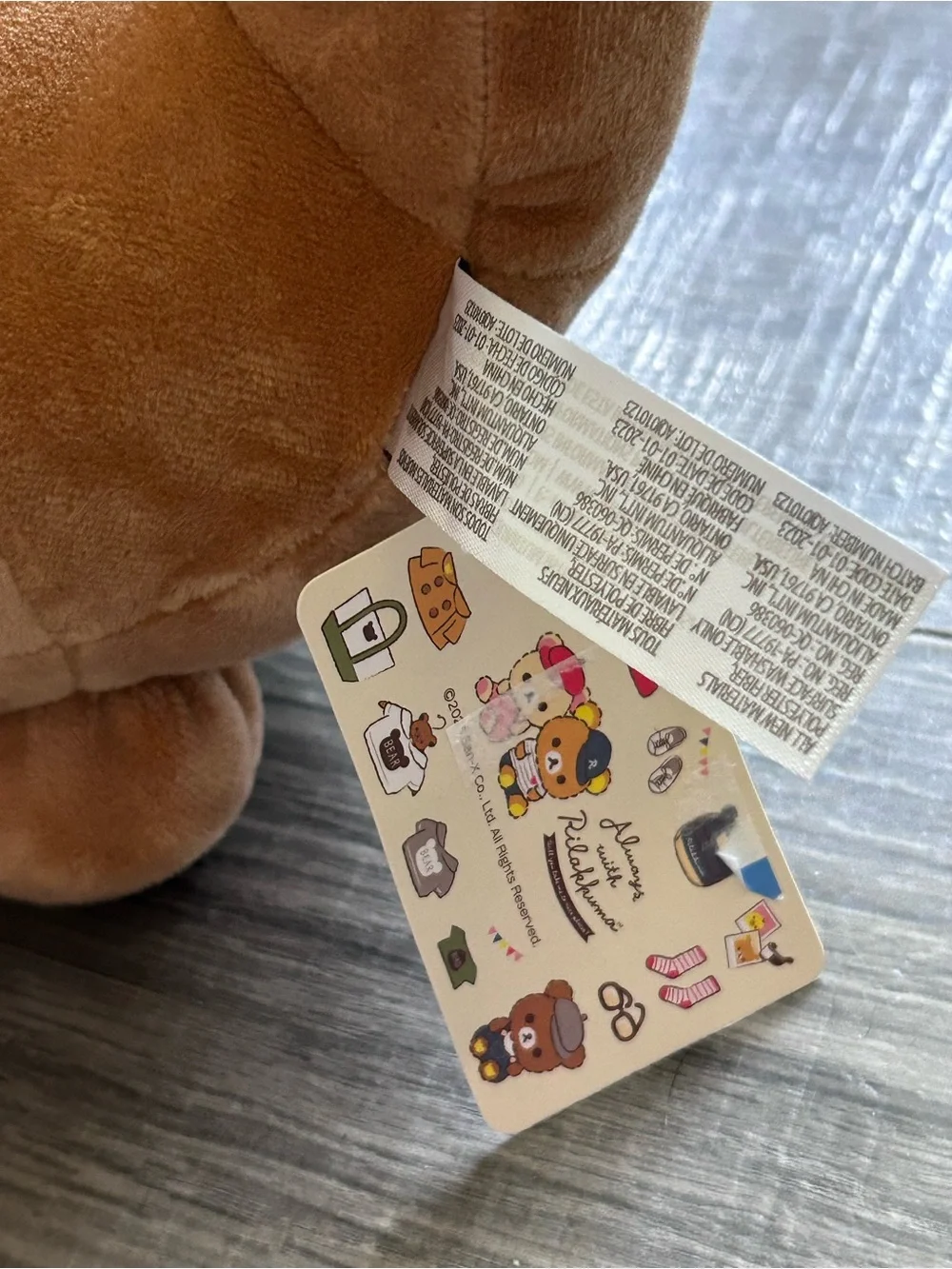 San-X Rilakkuma Brown Bear T-shirt with Blue Hat 14